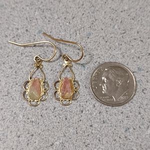 Firm Final!*Gold filled tourmaline earrings (14k)Oct Birthstone